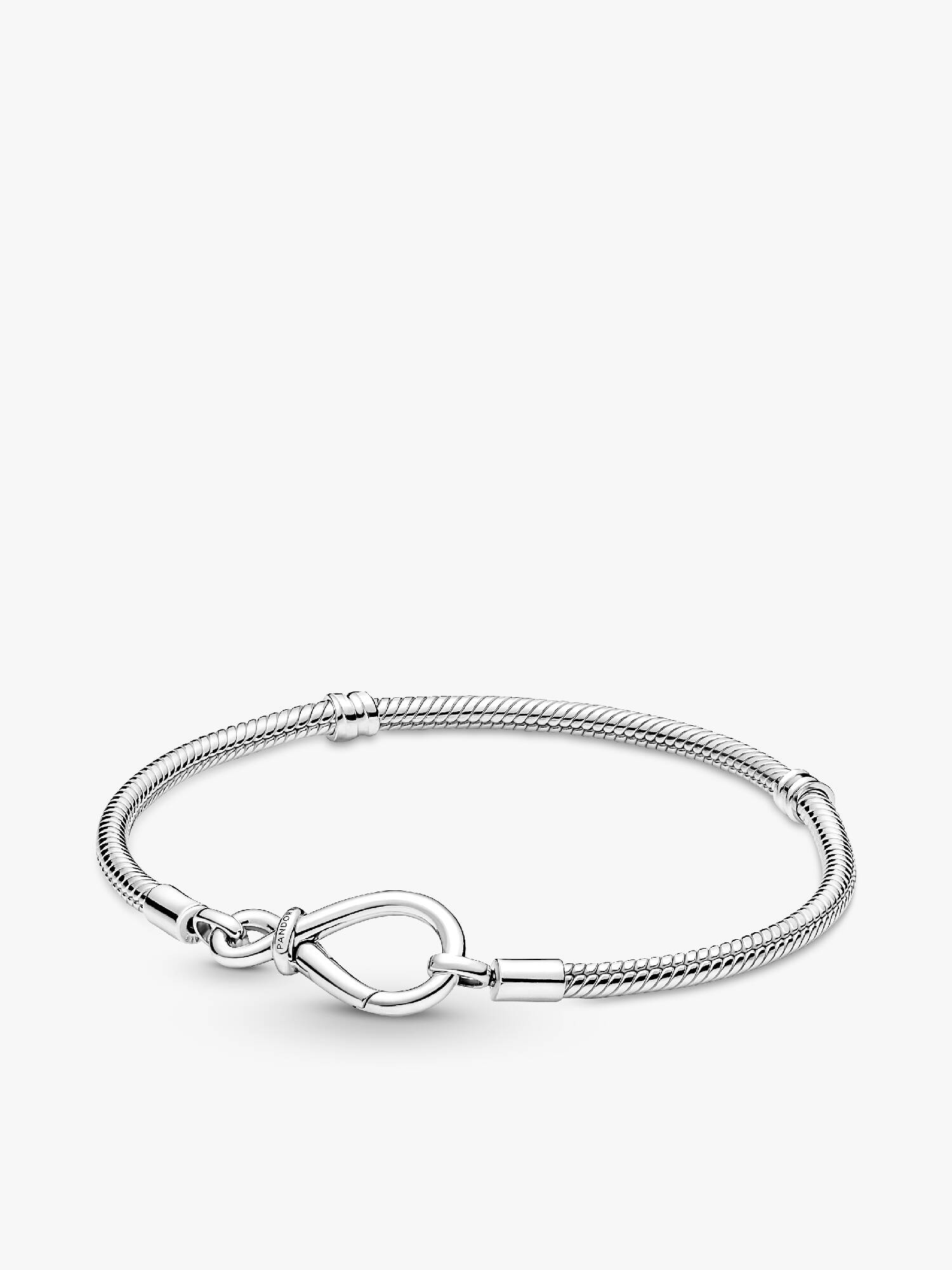 Brățară Pandora Moments de tip lanț clasic cu nod infinity