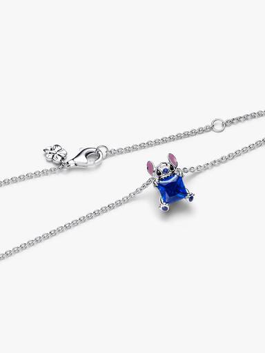 Colier cu Stitch de la Disney, albastru