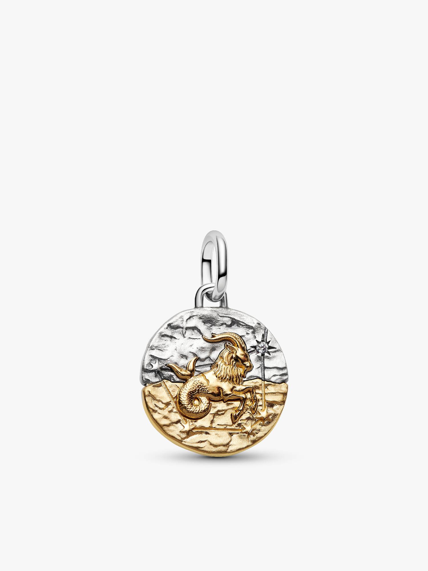 Talisman de tip medalion cu semnul zodiacal Capricorn