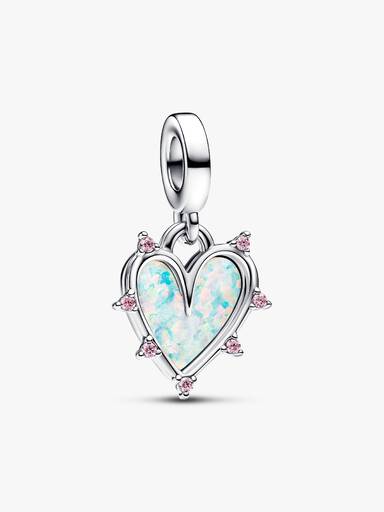 Talisman de tip pandantiv dublu opalescent Prietenie
