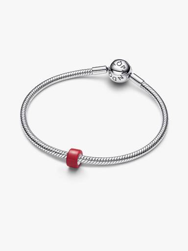 Mini talisman din sticlă de Murano roșie