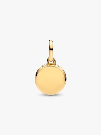 Mini talisman de tip medalion verde inscripționabil