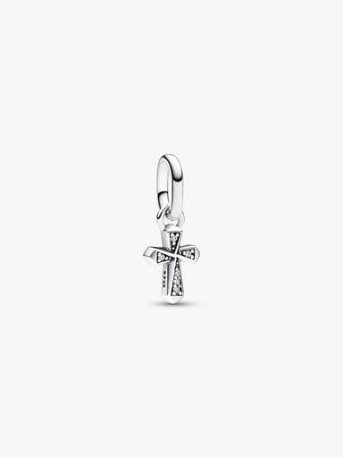 Mini talisman de tip pandantiv cu cruce strălucitoare Pandora ME
