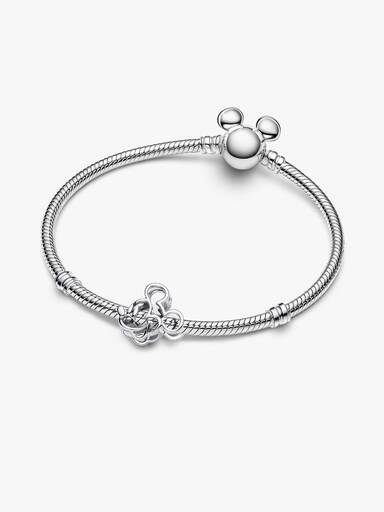 Talisman cu Mickey Mouse de la Disney cu structură dantelată