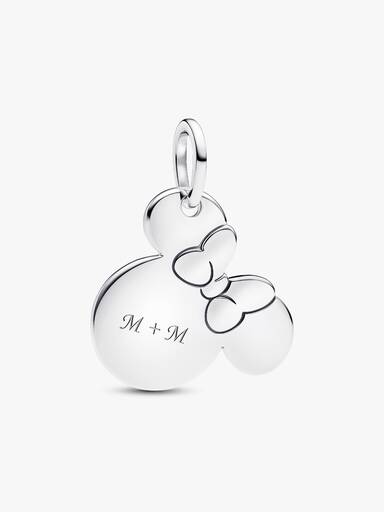 Talisman de tip pandantiv inscripționabil cu Minnie Mouse de la Disney