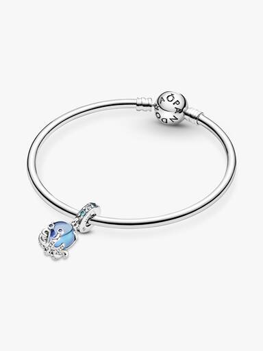 Talisman de tip pandantiv Caracatiță drăgălașă din sticlă de Murano