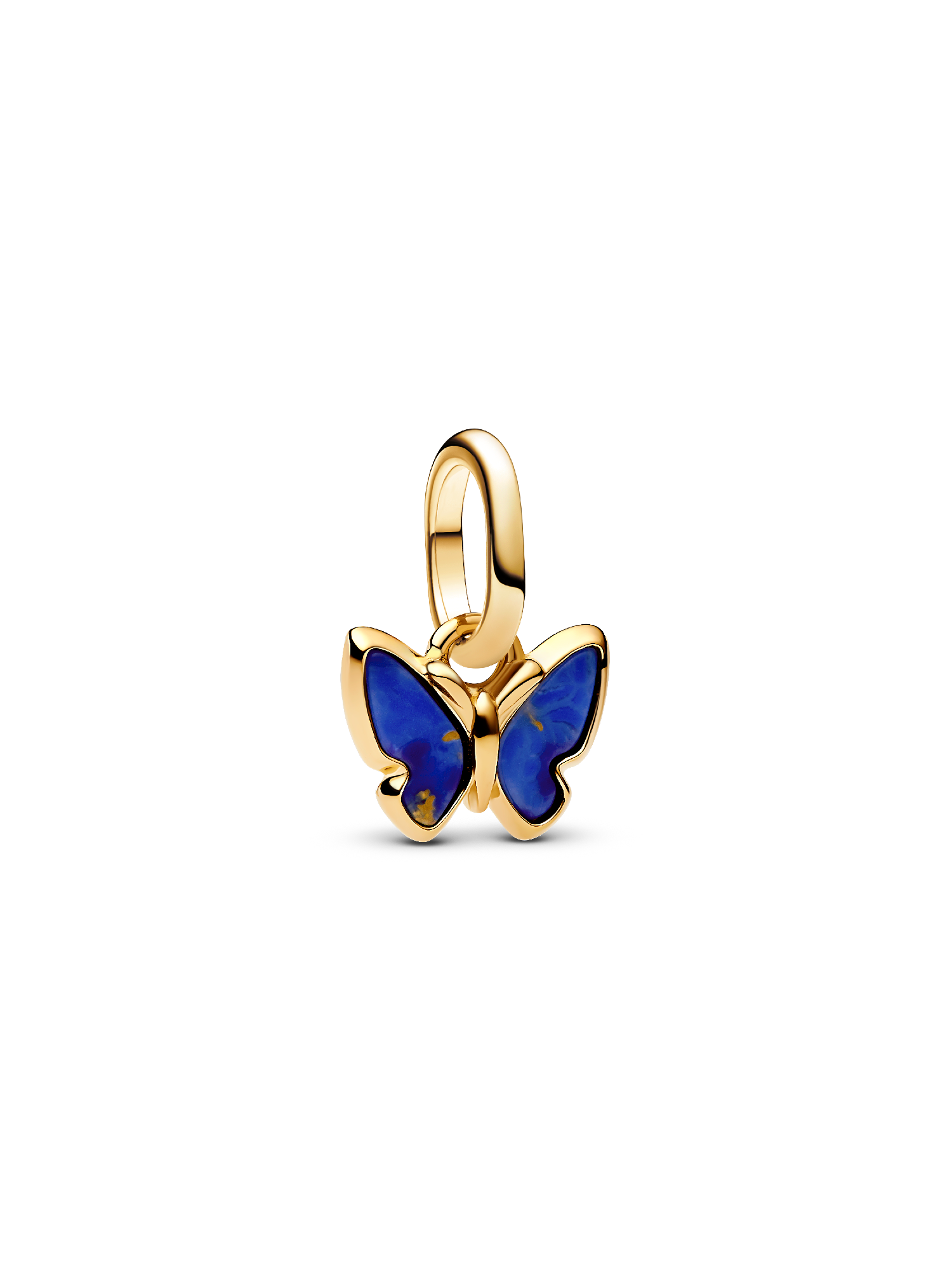 Mini talisman de tip pandantiv cu fluture albastru