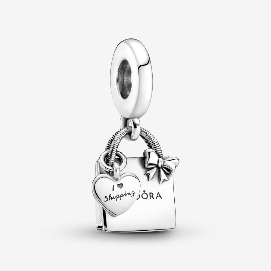 aluminum Razor Complain Talisman de tip pandantiv Pungă de cumpărături Pandora | Argint | Pandora RO