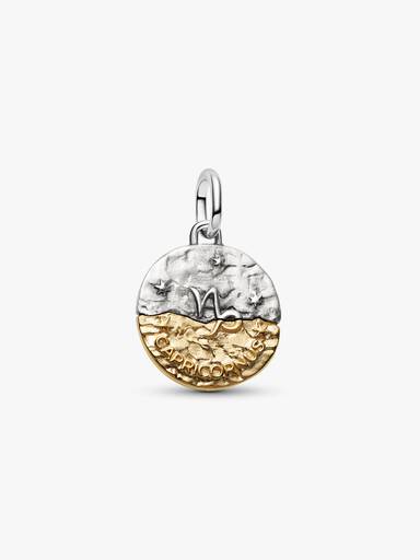 Talisman de tip medalion cu semnul zodiacal Capricorn