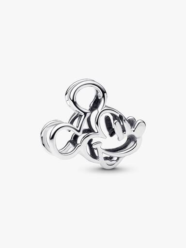 Talisman cu Mickey Mouse de la Disney cu structură dantelată