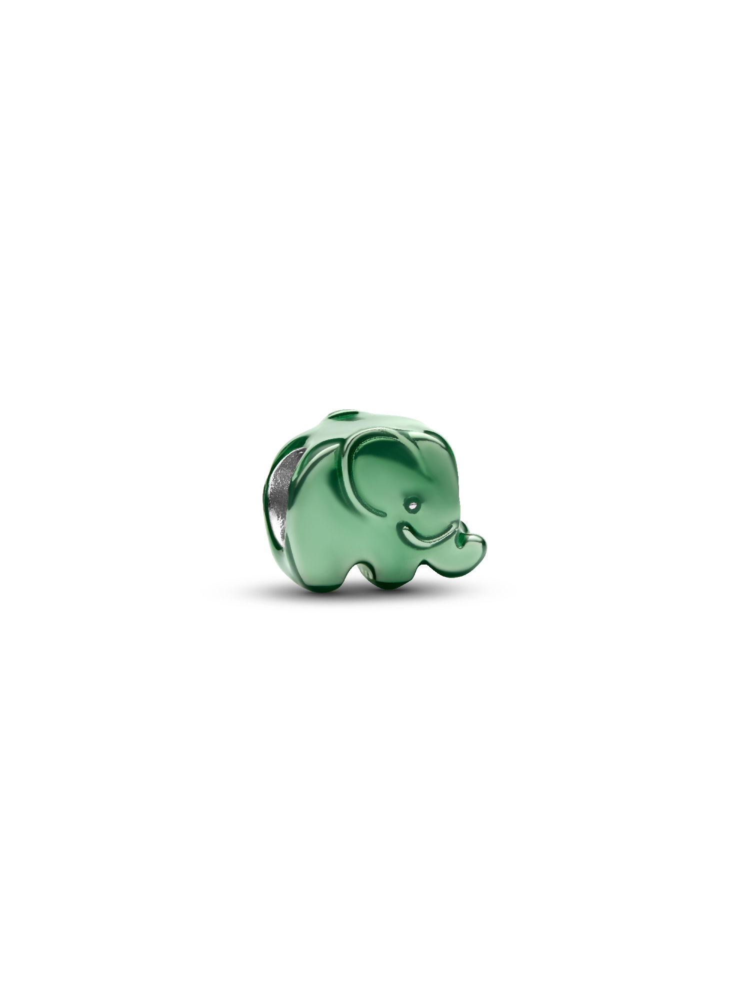 Mini talisman cu elefant verde
