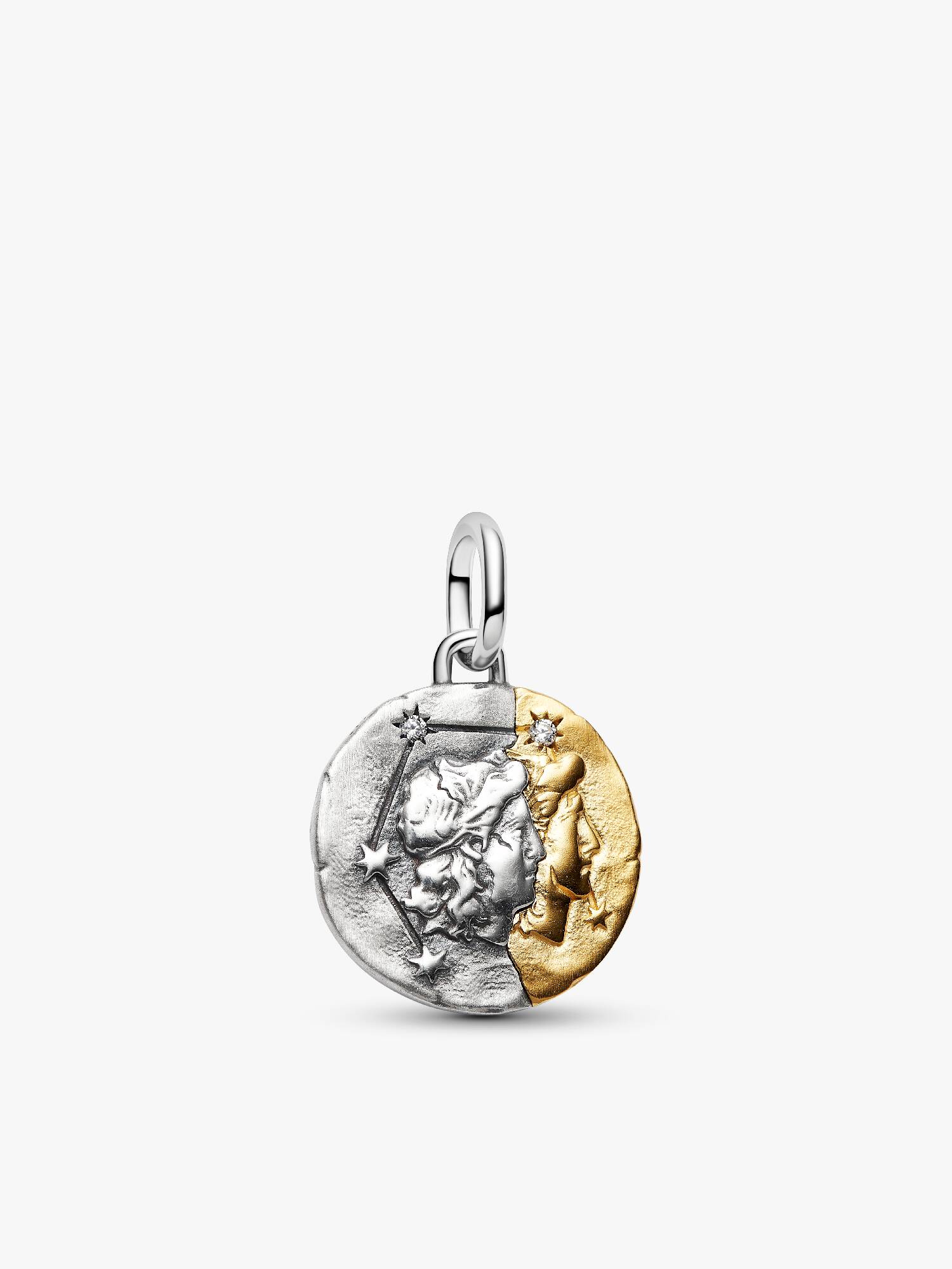 Talisman de tip medalion cu semnul zodiacal Gemeni