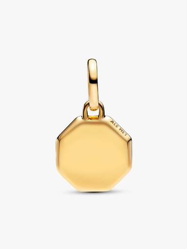 Mini talisman de tip medalion albastru inscripționabil