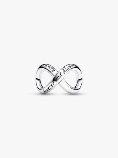 Talisman infinit cu inscripția „Forever & Always”