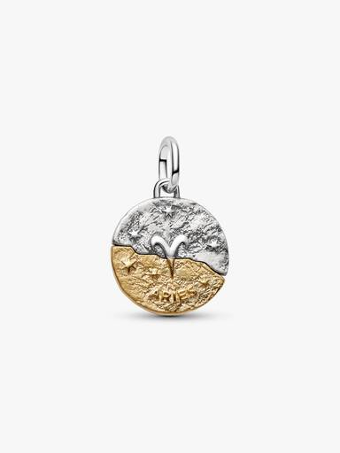 Talisman de tip medalion cu semnul zodiacal Berbec