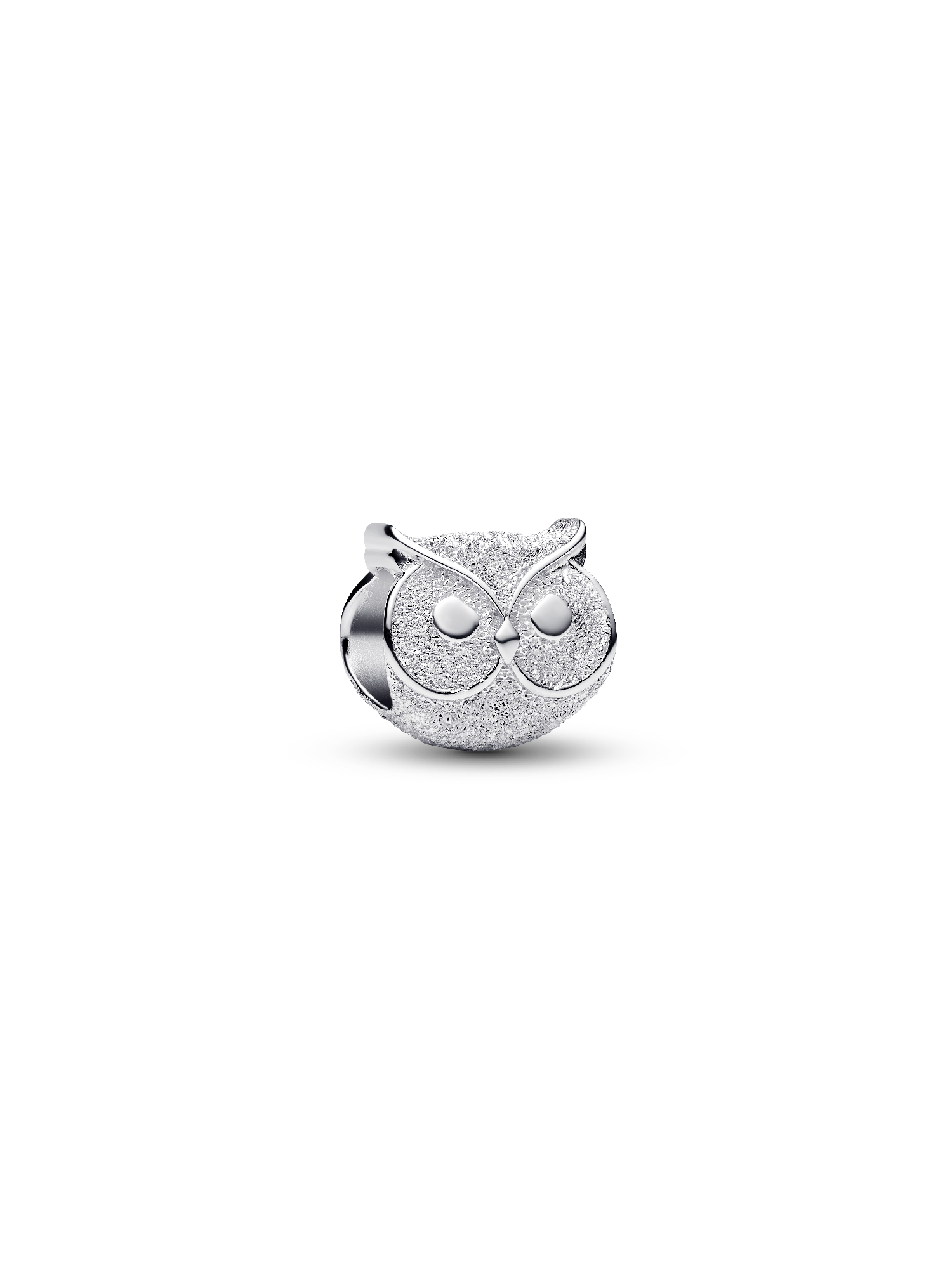 Mini talisman cu bufniță texturată