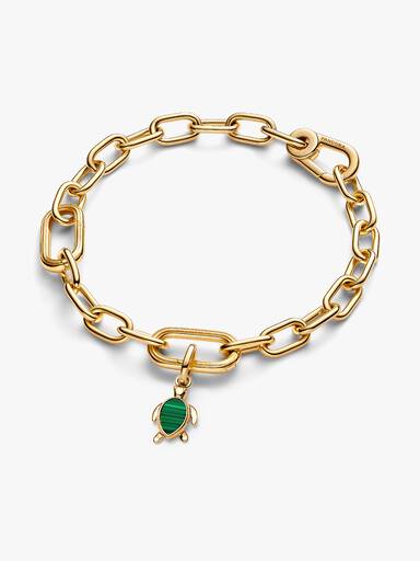 Mini talisman de tip pandantiv cu țestoasă verde