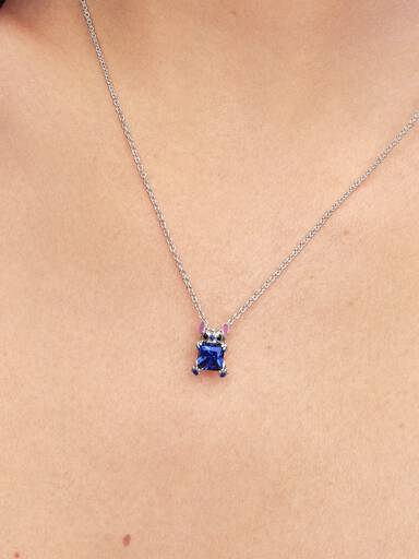 Colier cu Stitch de la Disney, albastru