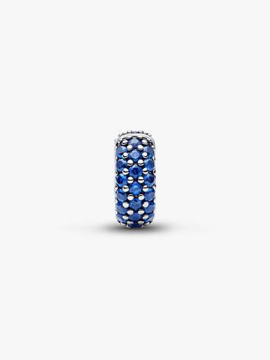 Talisman cu ornament cu piatră albastru regal