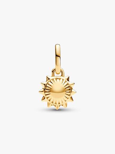 Mini talisman de tip pandantiv cu soare și perlă de cultură de apă dulce tratată Pandora ME