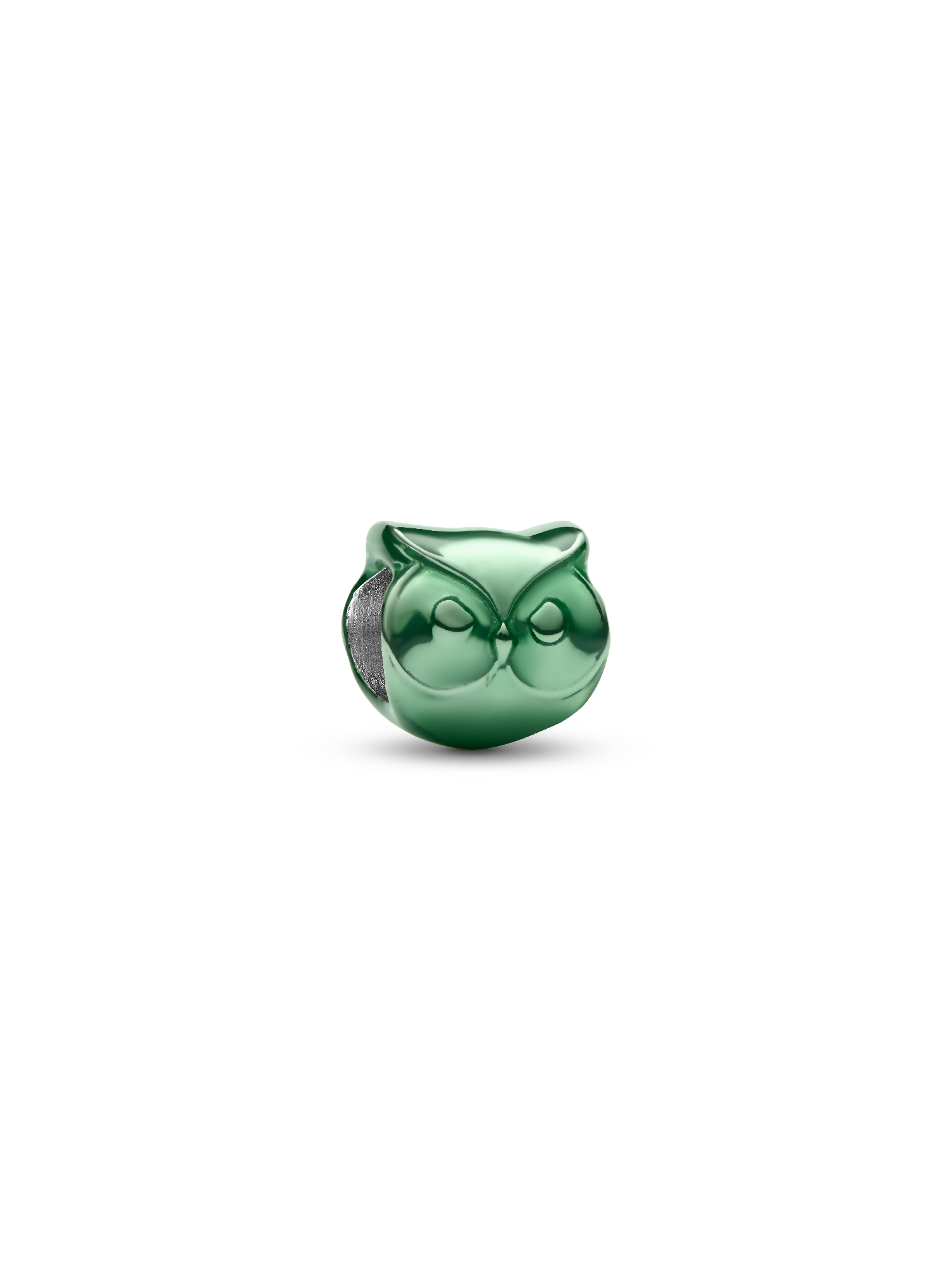 Mini talisman cu bufniță verde