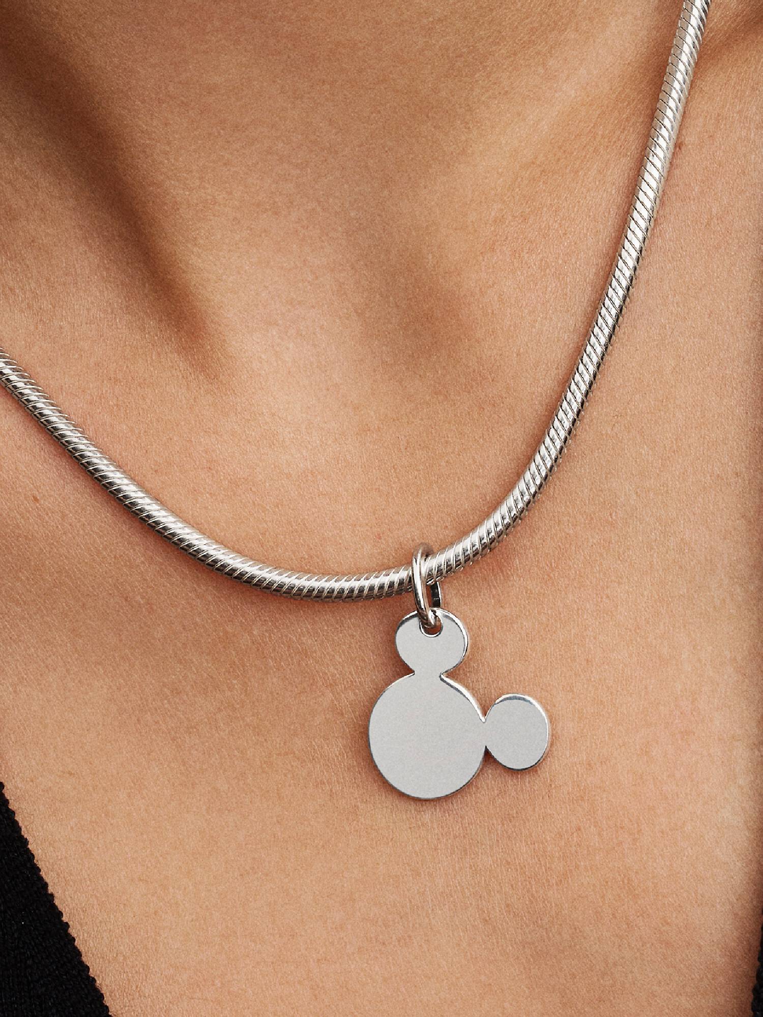 Talisman de tip pandantiv inscripționabil cu Mickey Mouse de la Disney