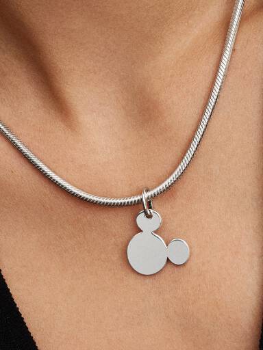 Talisman de tip pandantiv inscripționabil cu Mickey Mouse de la Disney