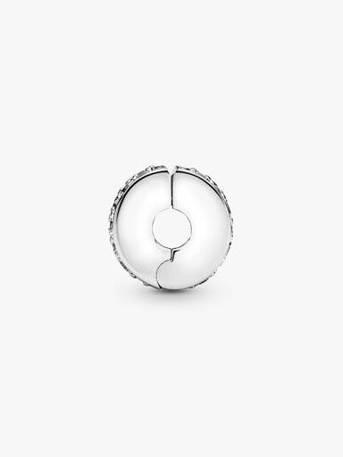 Talisman cu fixare ușoară pavé transparent