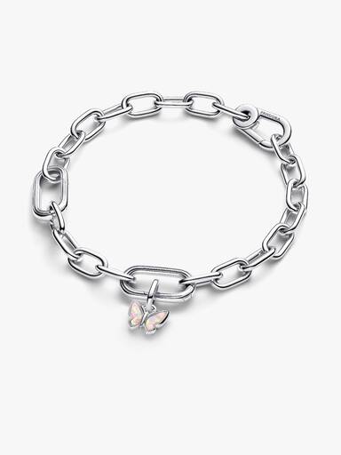Mini talisman de tip pandantiv cu fluture roz