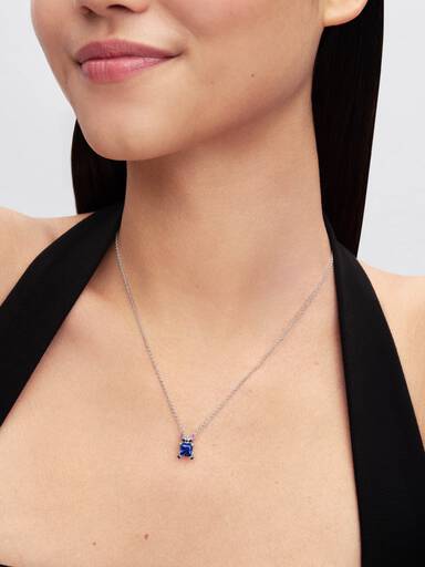 Colier cu Stitch de la Disney, albastru