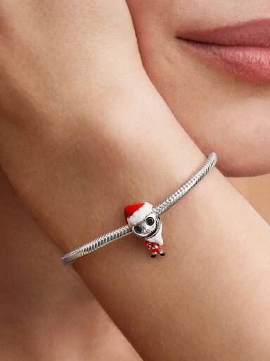 Talisman cu Jack Skellington din filmul de animație Coșmarul dinaintea Crăciunului de la Disney