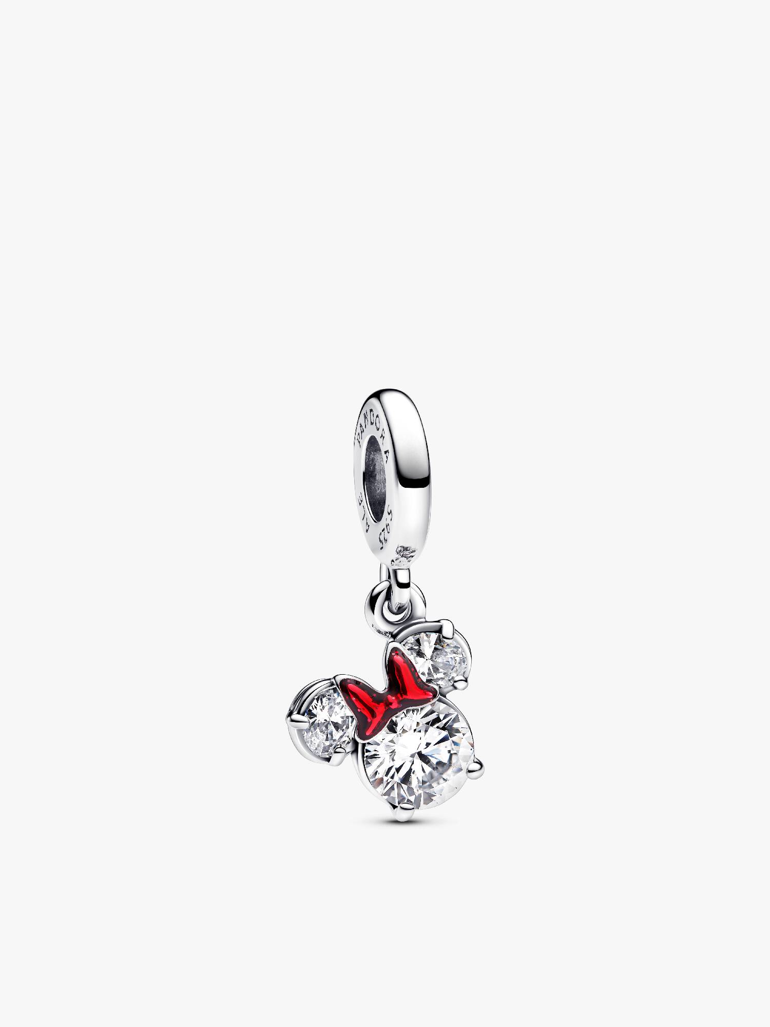 Talisman de tip pandantiv dublu cu Minnie Mouse de la Disney
