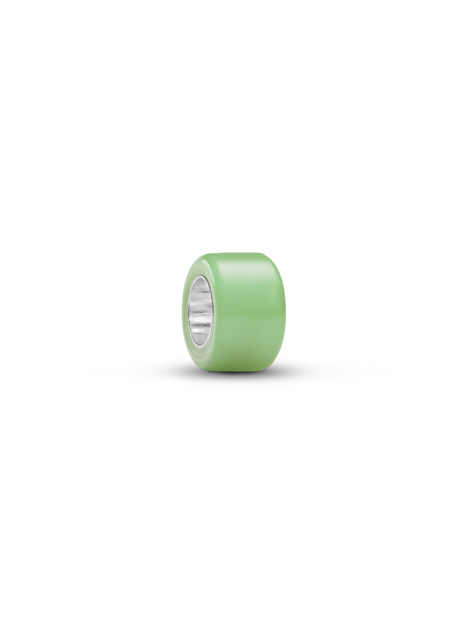 Mini talisman din sticlă de Murano verde