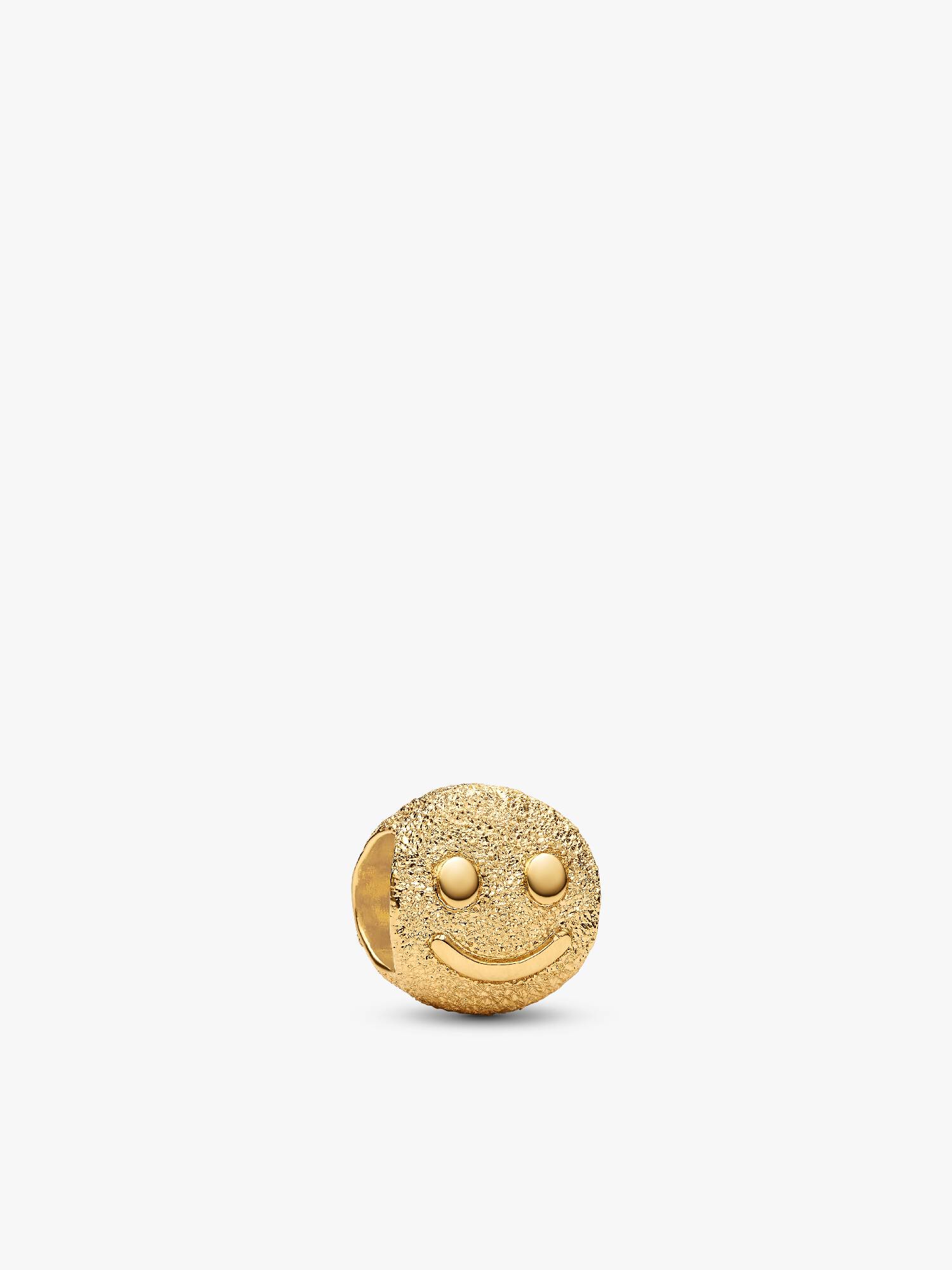 Mini talisman texturat cu față fericită