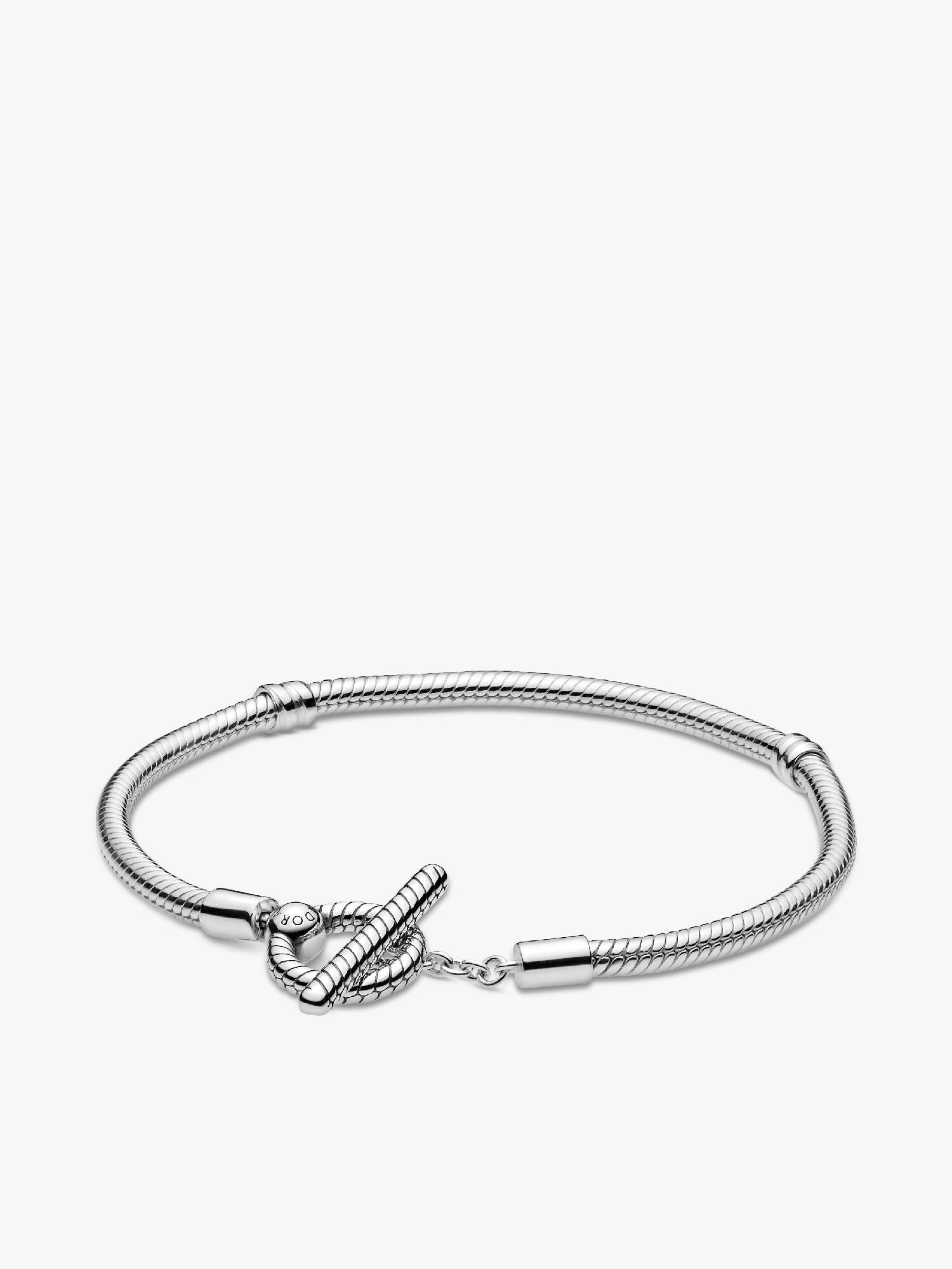 Brățară tip lanț clasic cu bară în T Pandora Moments