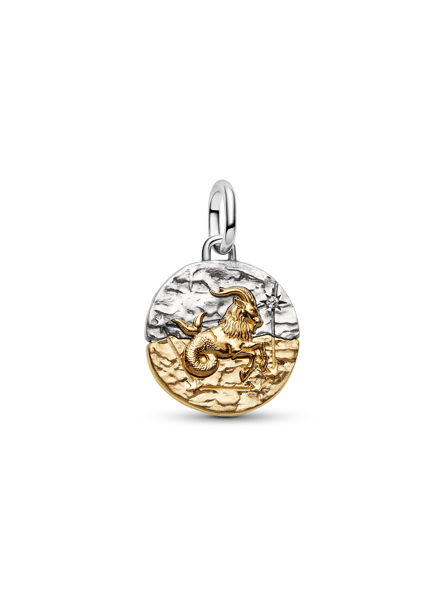 Talisman de tip medalion cu semnul zodiacal Capricorn