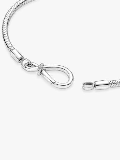 Brățară Pandora Moments de tip lanț clasic cu nod infinity
