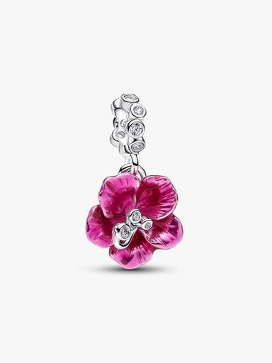 Talisman de tip pandantiv cu hibiscus