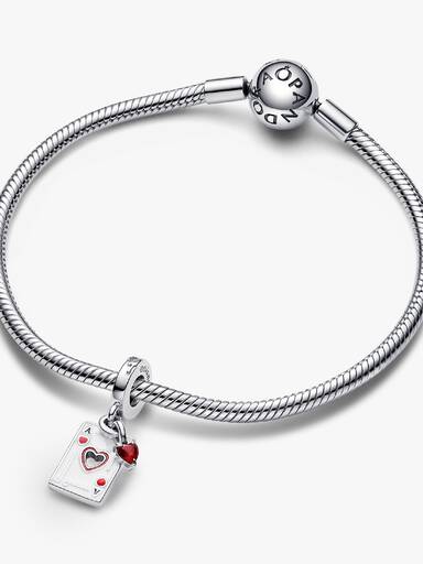 Talisman de tip pandantiv dublu Regina Roșie de la Răufăcătorii Disney