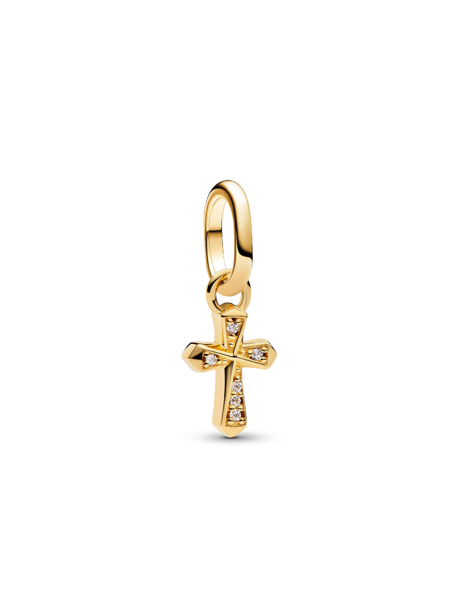 Mini talisman de tip pandantiv cu cruce strălucitoare