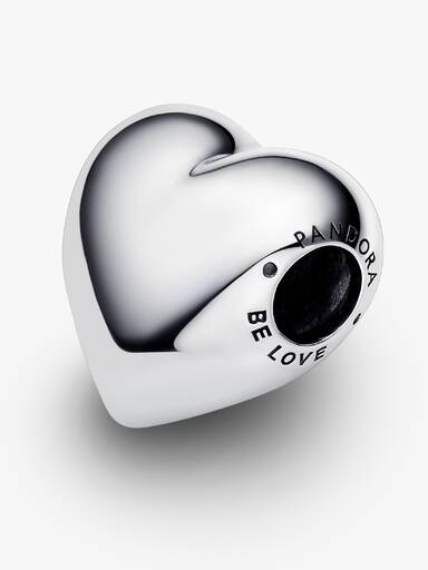 Talisman Be Love cu inimă mare ce poate fi inscripționată