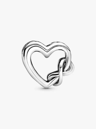 Talisman cu inimioară în stil infinity Love You Mum