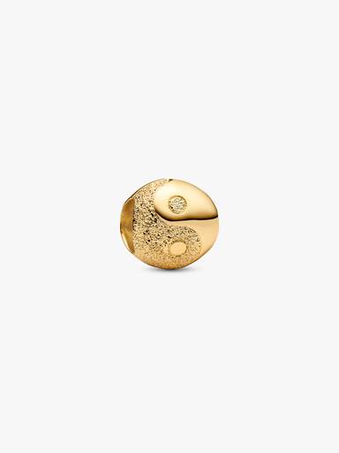Mini talisman Yin și Yang texturat