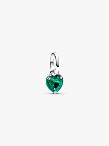 Mini talisman de tip pandantiv cu inimă chakra verde