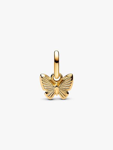 Mini talisman de tip pandantiv cu fluture albastru