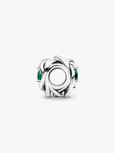 Talisman cu cerc al eternității verde