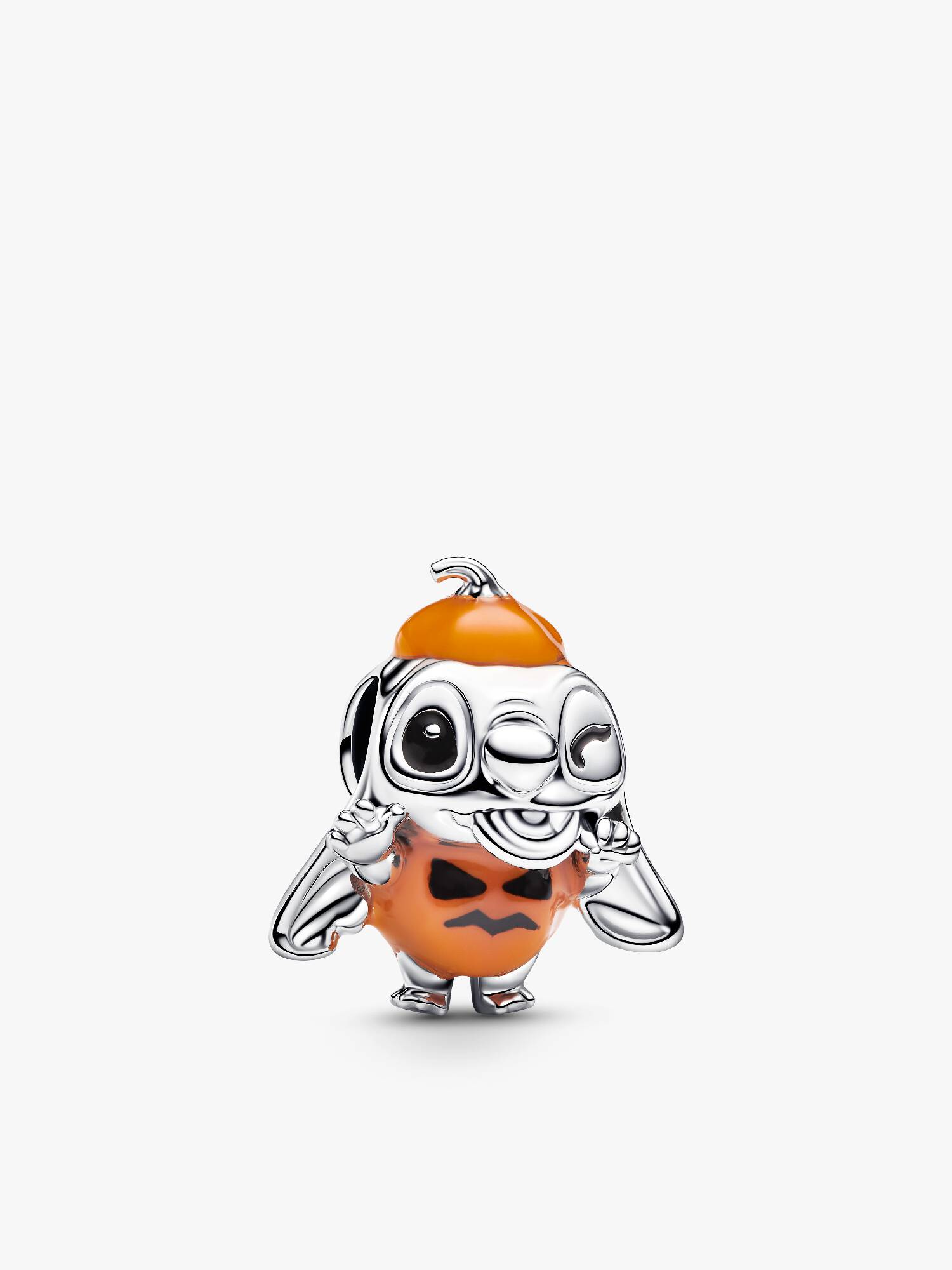 Talisman cu dovleac de Halloween și Stitch de la Disney