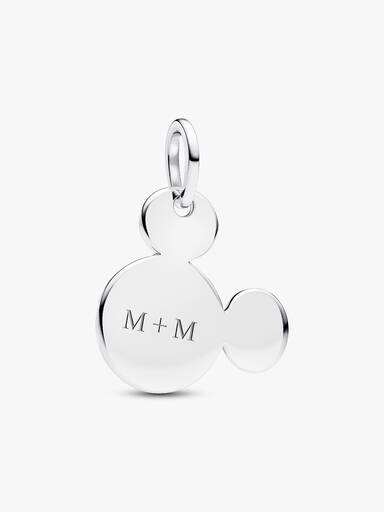 Talisman de tip pandantiv inscripționabil cu Mickey Mouse de la Disney