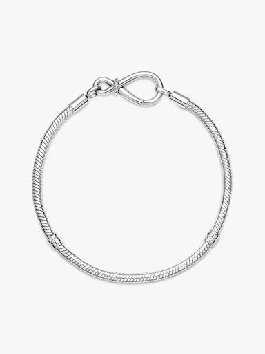Brățară Pandora Moments de tip lanț clasic cu nod infinity