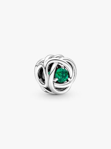 Talisman cu cerc al eternității verde